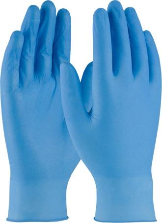 BLUE NITRILE DISPOSABLE EXTRA LARGE GLOVES 100/BOX  