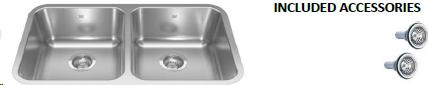 KINDRED STAINLESS STEEL KITCHEN SINK 8.5
